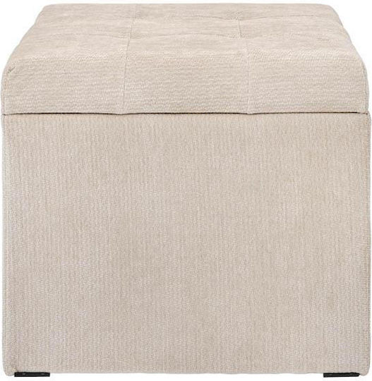 Fylliana Hocker Für Das Wohnzimmer Sofa Mit Stauraum Crem 50x50x46cm