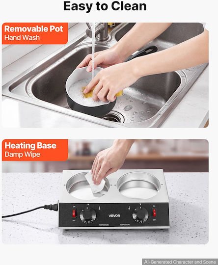 Vevor Electric Commercial Bain Marie 80W