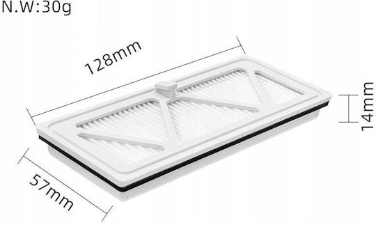 Jettools 2x Two Pieces Hepa Filter Filters Robot Vacuum Cleaner Dji Romo S A P Jettools Romo S Filter