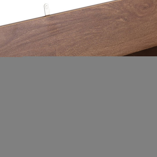Hallway Furniture Walnut-Black Marble 80x31.5x52cm