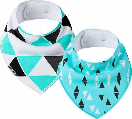 Simed Wasserdichte Bandana aus 100% Baumwolle Weiche 2Stücke