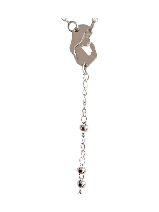 Kalliopi Silver Kalliopi Silver Rosenkranz Talisman Göttliche Mutter aus Stahl
