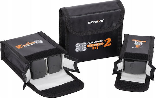 Sunnylife Battery Carrying Case Black for DJI Avata 2