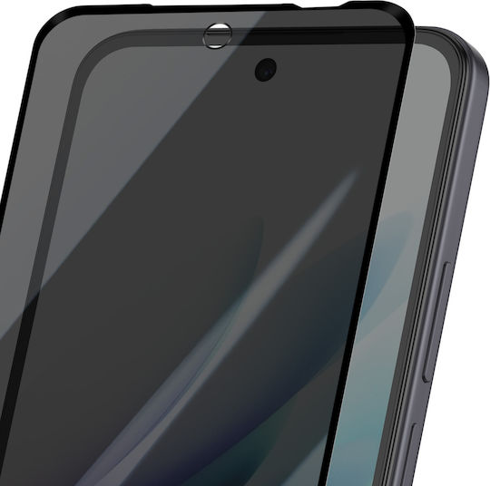 Avizar Tempered Glass Xiaomi Redmi 15 Privacy Shockproof Protection Transparent Black