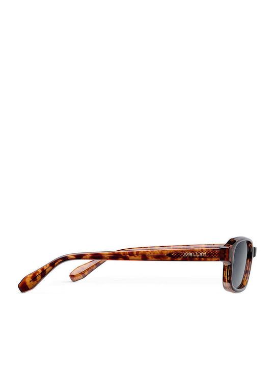 Meller Kya Tigris Unisex Sunglasses with Brown Tartaruga Frame with Polarized Lens
