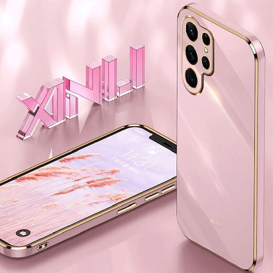 Xinli Straight Silicone Case White Samsung Galaxy S22 Ultra