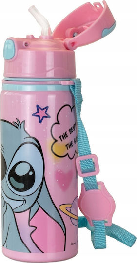Disney Lilo & Stitch Kids Water Bottle from Aluminium Stitch Multicolour 600ml