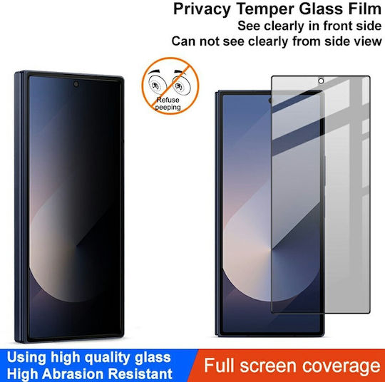 Samsung Galaxy Z Fold8 Ultra 5G Imak Privacy Full Tempered Glass Mobile Screen Protector Black