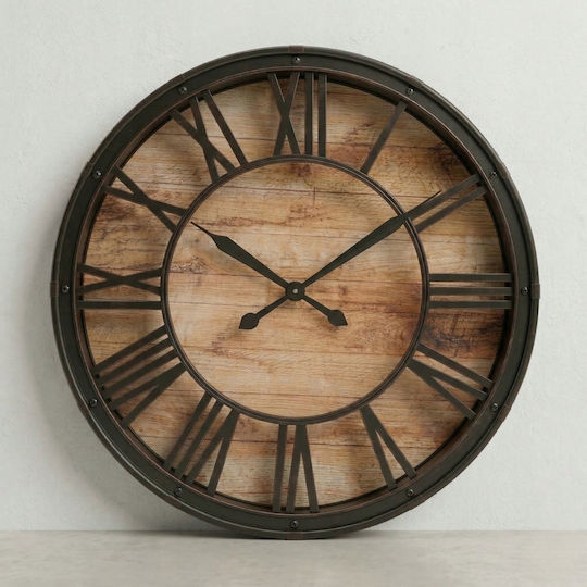 Edaxo Metallische Mehrfarbige Wanduhr Ø39cm