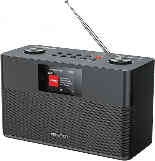 Kenwood 1402391 Επιτραπέζιο Ραδιόφωνο DAB+ με Bluetooth και USB Μαύρο