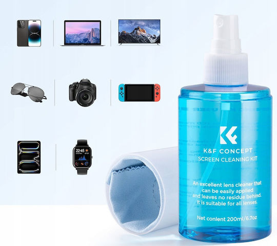 K&F Concept Bildschirmreiniger 200ml 2 Stück