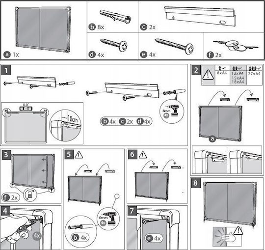 Nobo Nobo Pinnwand Filz 94x126cm