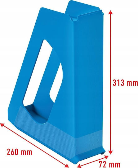 Esselte Organizator Pentru Dosare De Reviste Din Plastic Albastru