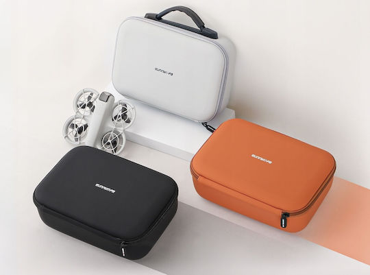 Sunnylife Controller Battery Carry Case Orange Fabric for DJI Neo 26.6x9.3x19.1cm