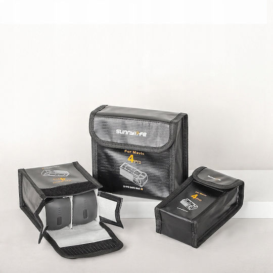 Sunnylife Battery Carry Case Black for DJI Mavic 4 Pro 13.5x5x8cm