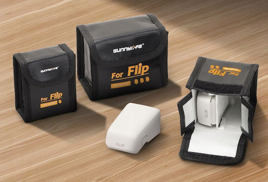 Sunnylife Battery Carrying Case Black for DJI Flip 11x6.3x8.9cm