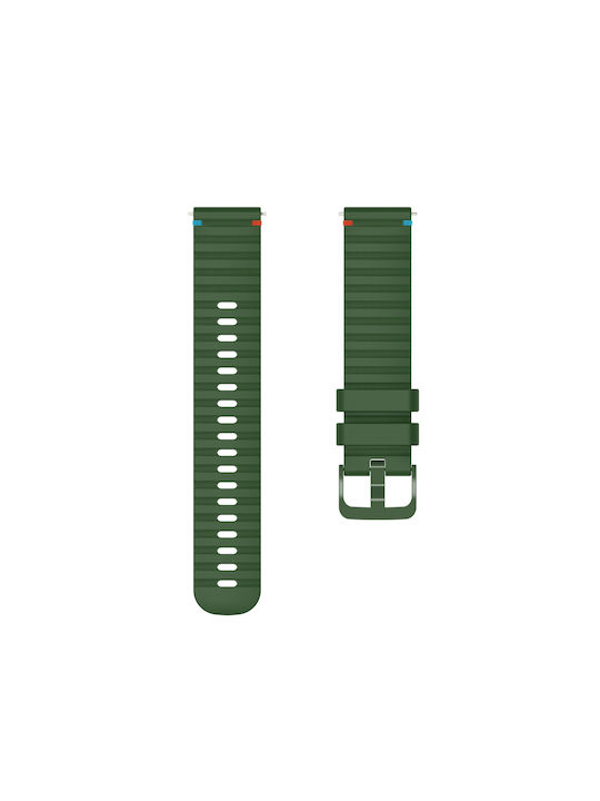 Garmin Vivoactive 5 Silicone Embossed Wave Style 20mm Army Green
