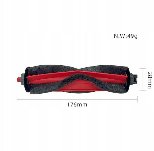 Jettools Основна четка Roborock Q7 M5 L5 Tf Q7b Q7t Q8 Q7 8 Q8+ 176mm Валяк Q7 M5 Основна четка