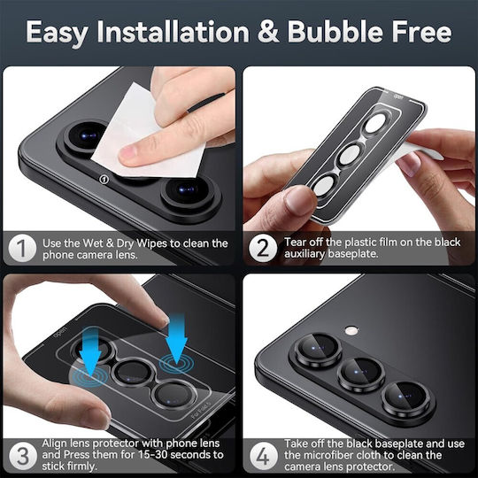 Samsung Galaxy Z Fold8 Ultra 5G Enkay Протекторни пръстени за камера Lens Protector Rings Златисти