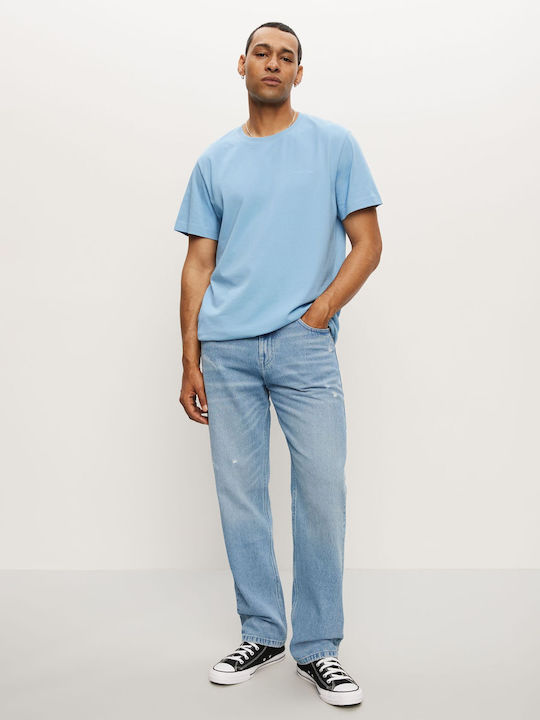 BASETE S2 264 T-shirt Γαλάζιο