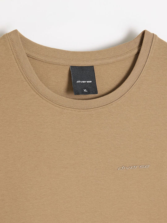 Interte Herrenblusen Kurzarm T-Shirts Beige