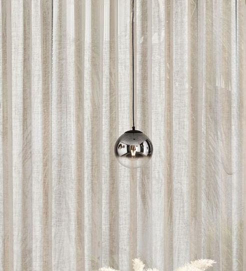 Ondaluce Adjustable Pendant Ceiling Light Transparent with E27 Socket 18x18cm