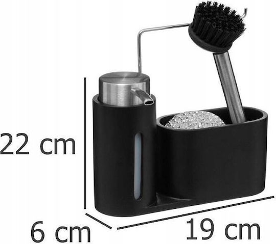 5Five Kitchen Dispenser Plastic Black