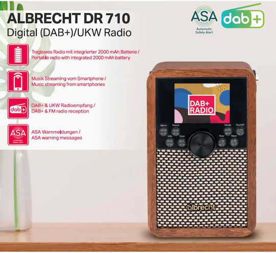 Albrecht DR 710 Επιτραπέζιο Ραδιόφωνο DAB+