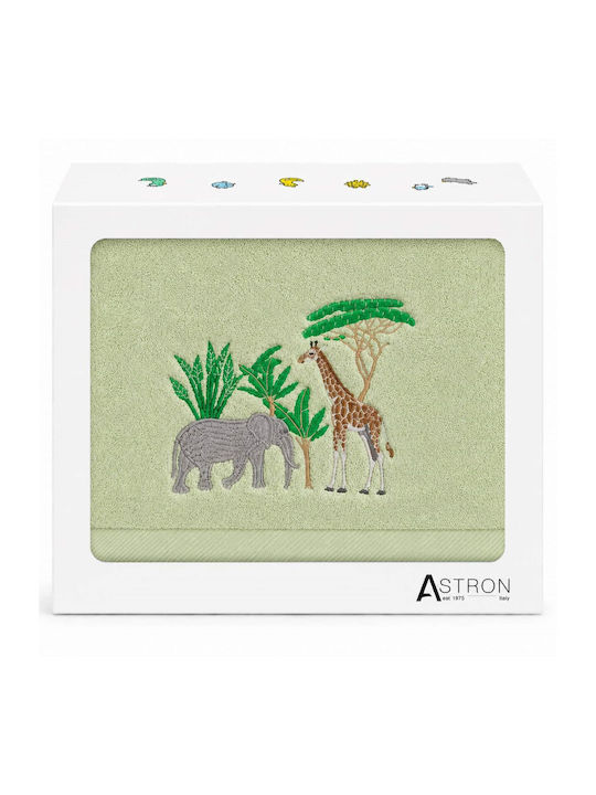 Astron Italy Σετ Βρεφικές Πετσέτες 2τμχ Forest & Safari Βάρους 500gr/m²