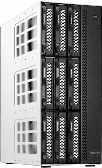 TerraMaster T9-500 Pro NAS Кула с 9 места за HDD/SSD и 2 Ethernet порта