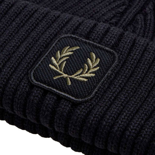 Beanie Ανδρικός Σκούφος Πλεκτός σε Μαύρο χρώμα
