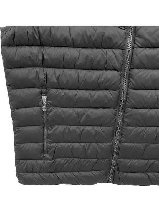Sleeveless Puffer Jacket Black