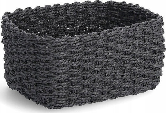 Zeller Black Storage Basket 3 Pieces