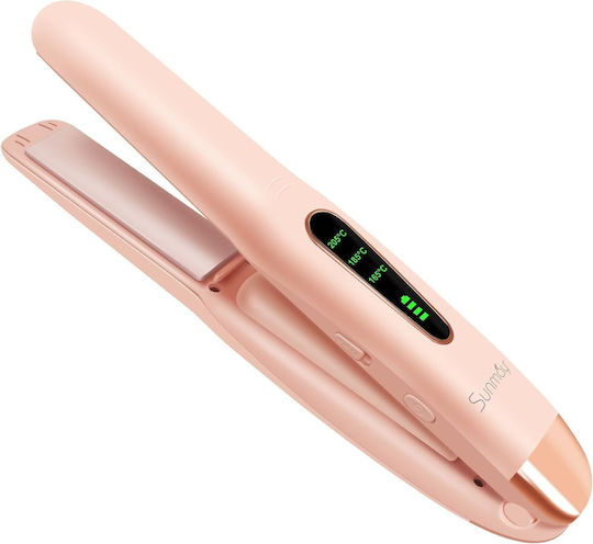 Sunmay Mini Placă de îndreptat părul Wireless cu Plăci ceramice