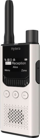 Hytera S1 Pro Безжичен Пoмпoдeктop UHF 3W с Монохромен Дисплей в Бял Цвят