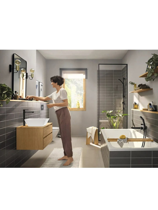 Hansgrohe Rebris E 240 Baterie Amestecare pentru Chiuvetă Înaltă Neagră