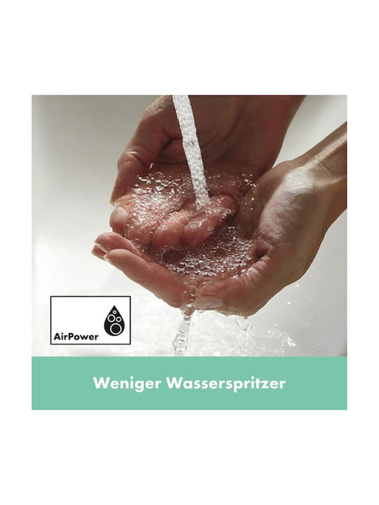 Hansgrohe Waterforms Baterie amestecare pentru chiuvetă înaltă argintie