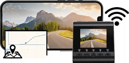 SJCAM M60 Autodigitale Videorekorder auf Windschutzscheibe 4K Mit Bildschirm 2" WLAN GPS