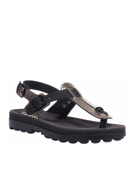 Marlena Women's Anatomic Sandals Gold Net