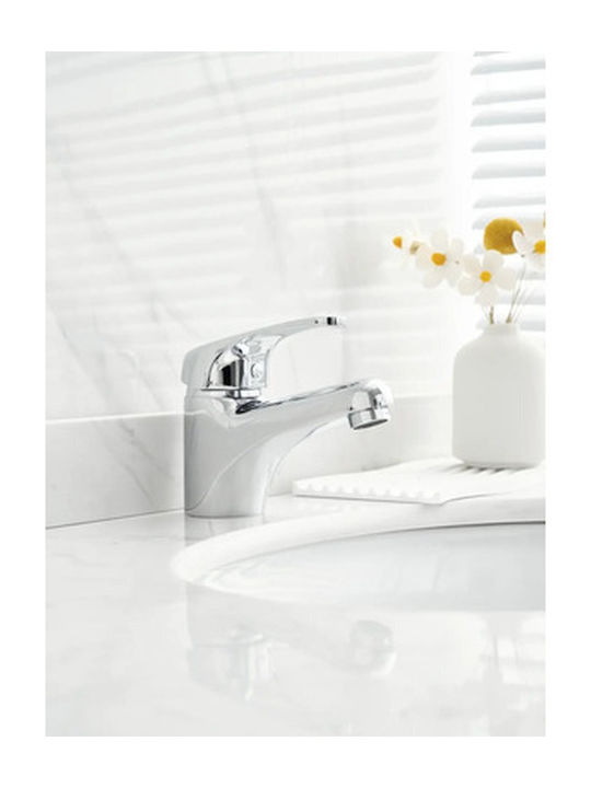 Form&Style Elba Baterie Amestecare pentru Chiuvetă Argintie