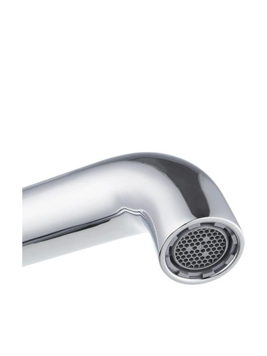 Form&Style Kuda Xl Baterie Amestecare Pentru Chiuvetă Înaltă Argintie