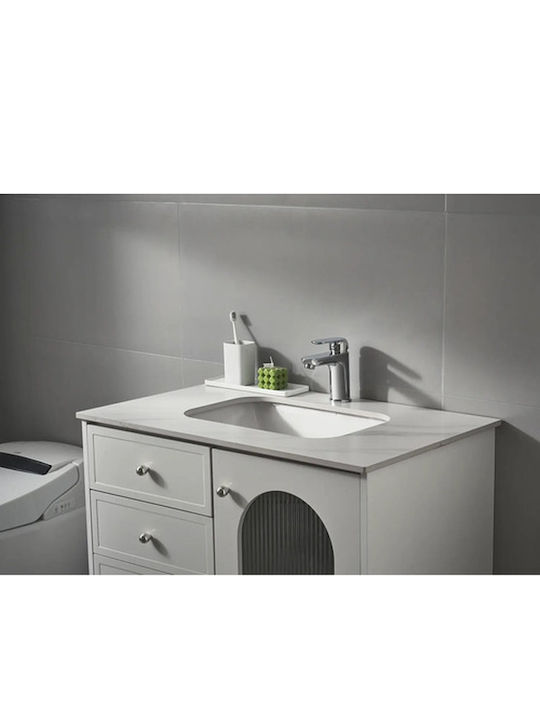 Form&Style Bodu Baterie Amestecare pentru Chiuvetă Argintie
