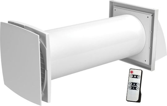 Vents Вентилатор Стенен Вентилатор За Баня 100mm Сив