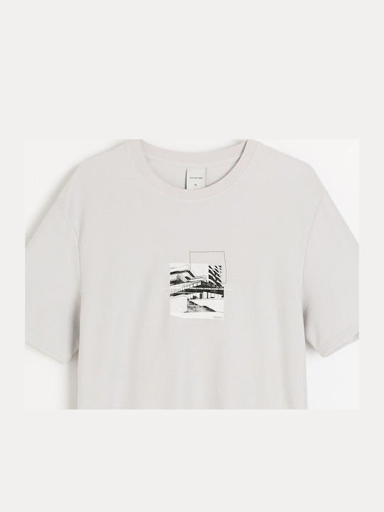 Αθλητικό T-shirt Γκρι