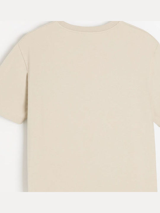 Αθλητικό T-shirt Μπεζ