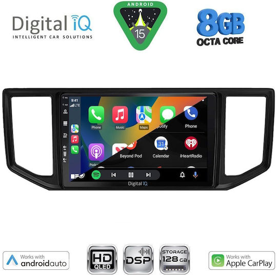 Digital IQ Автомобилна Аудио Система за Volkswagen Crafter 2017-2026 (Bluetooth/USB/Вграден Wi-Fi/GPS/Apple CarPlay/Android Auto) с Touch Screen 10"