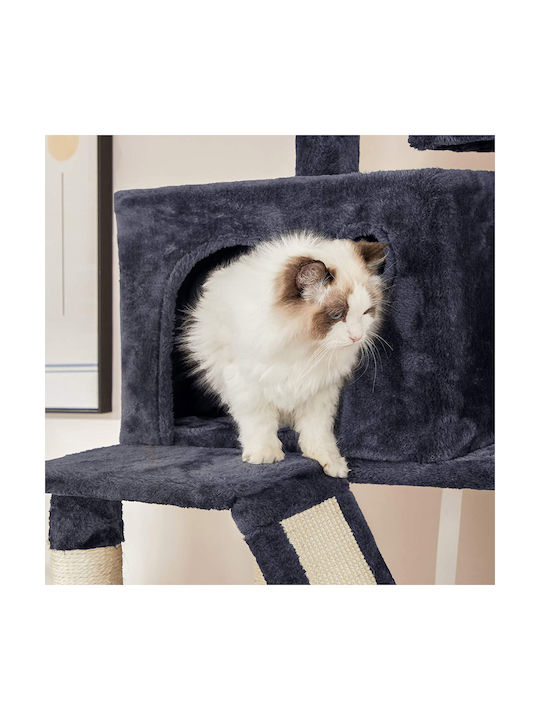 Feandrea Ansamblu de joacă și copac pentru pisici Gri 60x50x206 cm