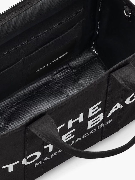 The Canvas Medium Υφασμάτινη Γυναικεία Tote Τσάντα Μαύρη