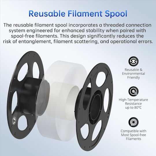 Anycubic Filament pentru imprimante 3D PLA+ 1.75mm Utilizare Ideală 1kg