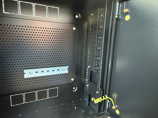 Netpro Επιτοίχια Καμπίνα Rack 54x20x54cm Γκρι SW-54254
